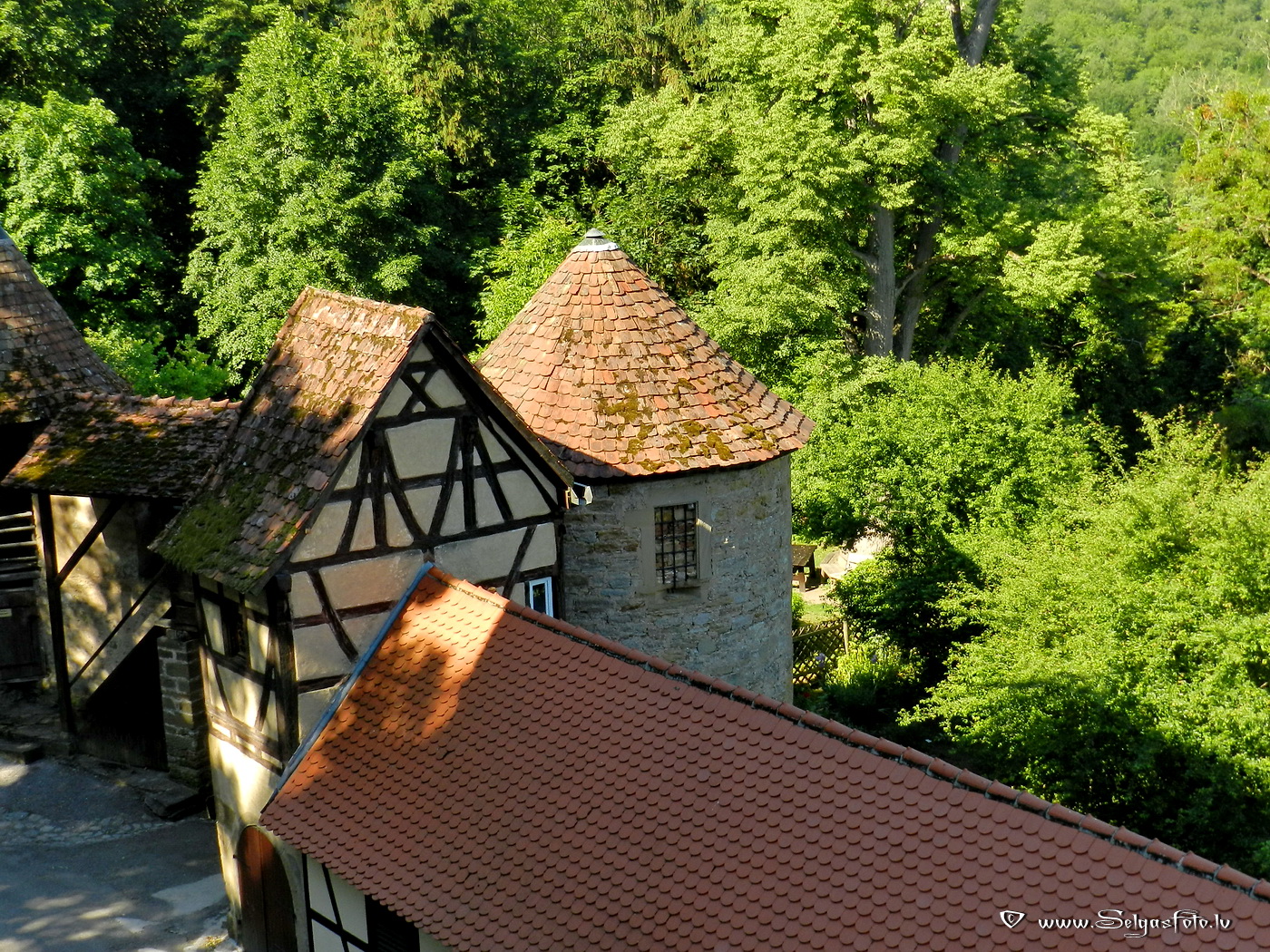 Burg Guttenberg. Deutschland.