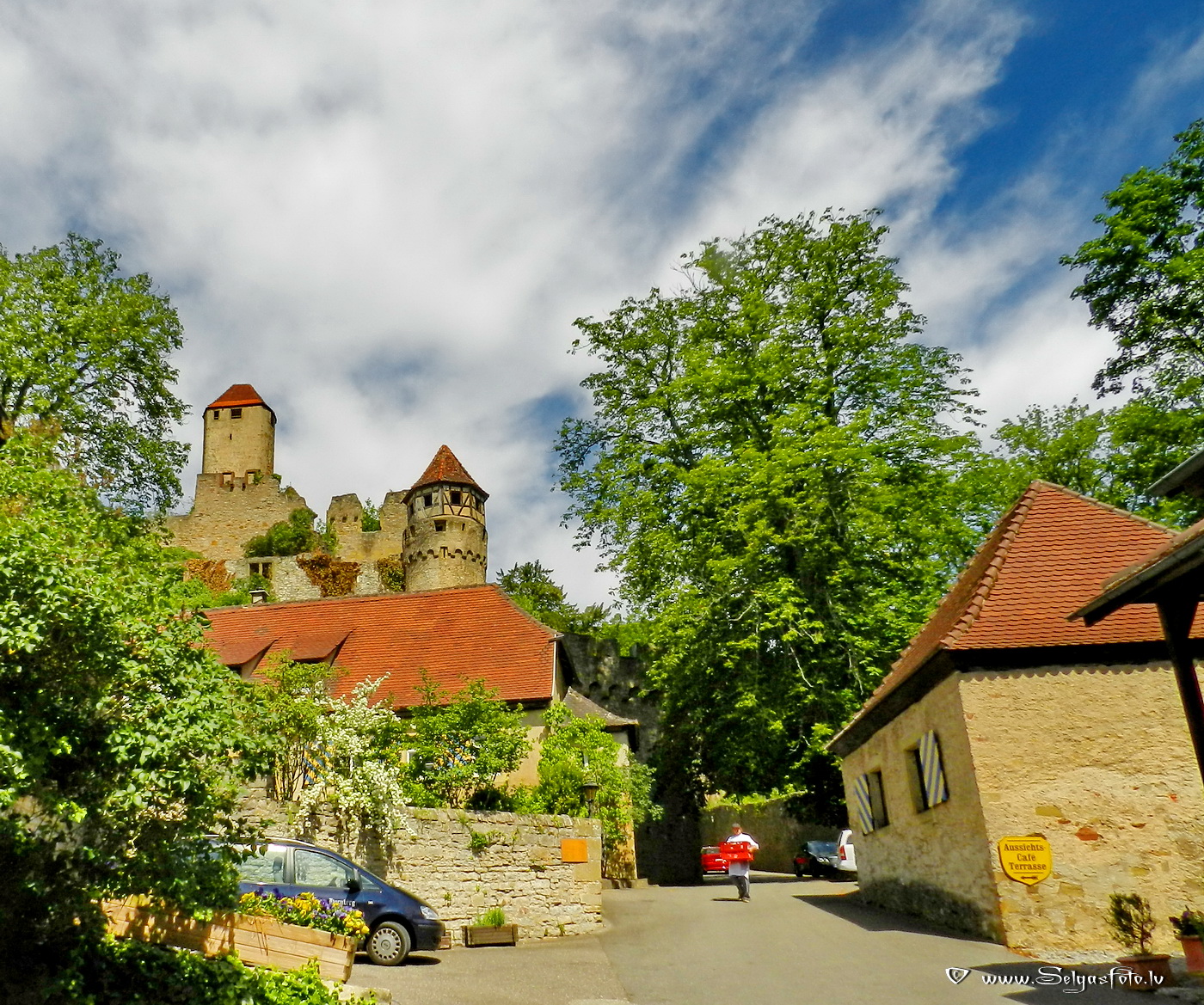 Burg Hornberg. Neckar. De.